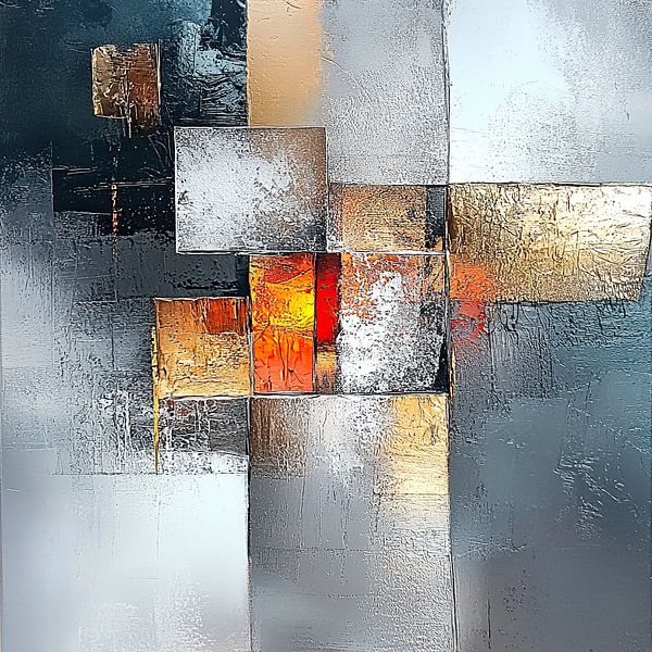 Abstract Vierkant van ARTEO Schilderijen