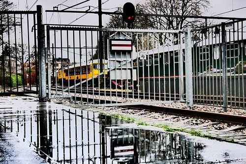 Railway Museum - Fence with trains