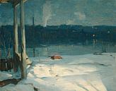 John Fulton Folinsbee~Winter-Nocturne von finemasterpiece Miniaturansicht
