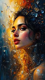 Portrait of a woman by Jolique Arte