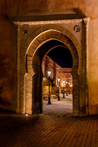 Tor zur Kasbah der Udayas in Rabat von Rene Siebring