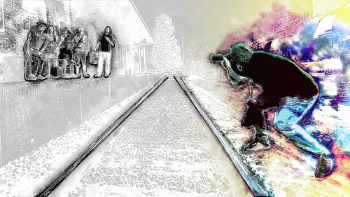 De zwart-wit fotograaf van Marjoline Delahaye