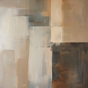 Abstrakt in Taupe und Braun