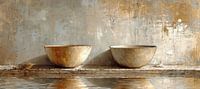 Japandi Stilleven | Reflective Quietude van Kunst Kriebels thumbnail