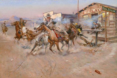 Charles Marion Russell,Rook van een 45