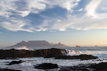 Blick auf den Tafelberg, Kapstadt