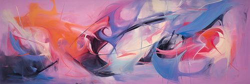 Colourful abstract painting 131928