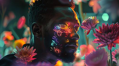 Flowerpower Fantasie met man