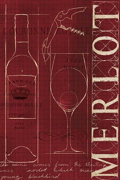 Wine Blueprint II v2 24x36, Marco Fabiano by Wild Apple