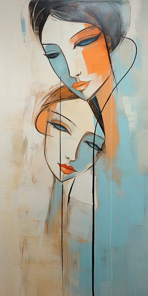 Fröhliche Malerei von Wunderbare Kunst