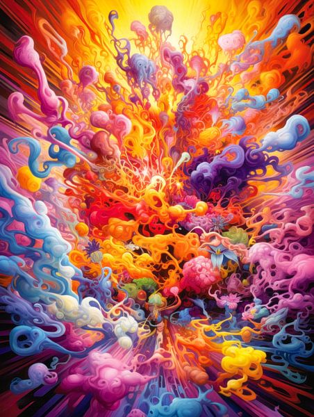 Explosion de couleurs V. par Roy Lemme