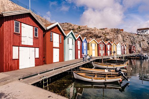 Smögen - kleurrijk vissersdorp in Zweden