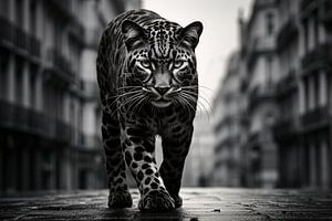 Leopard in den Straßen von Paris #1