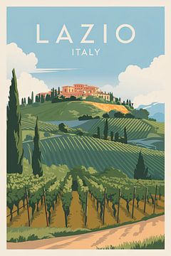 Lazio, Italië van Poster Art Shop