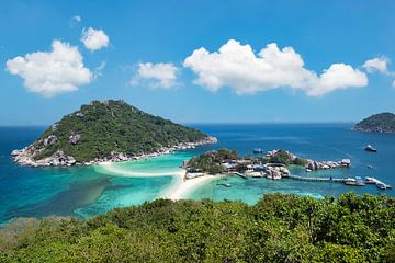 Het eiland Bang-Yuan in Thailand van Bernd Hartner