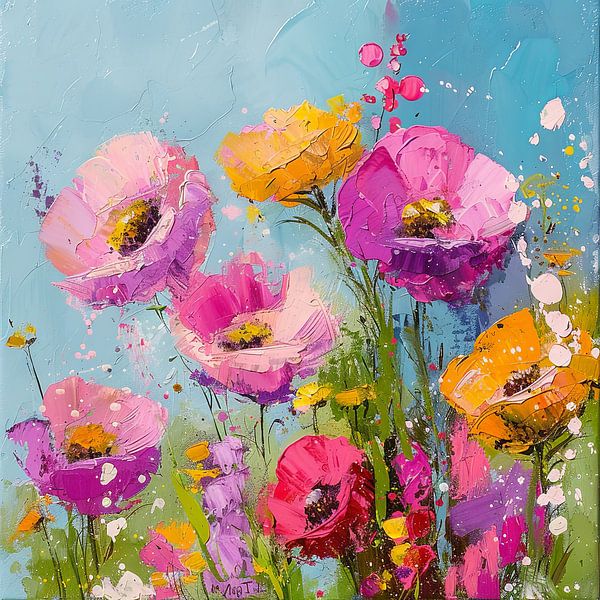 Frühlingsblumen von Poster Art Shop