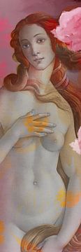 De geboorte van Venus (smal), naar het werk van Sandro Botticelli van MadameRuiz