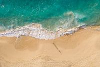 Tropical beach with beautiful waves