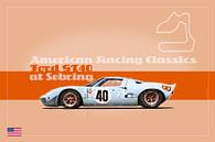 Ford GT40 in Sebring, USA van Theodor Decker thumbnail