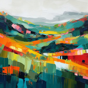 Abstrakte Landschaft
