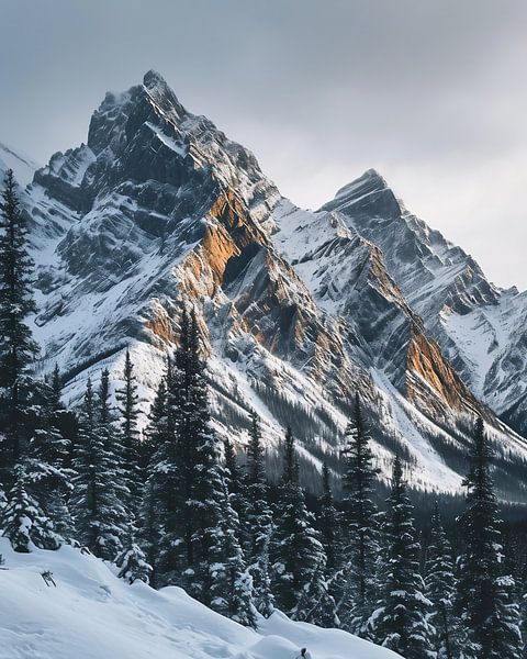 Winterlandschaft von fernlichtsicht