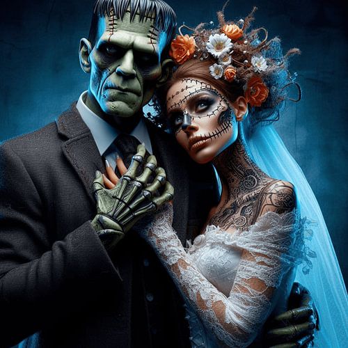Frankenstein und seine Braut (Cosplay)