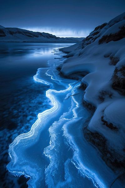 Landschaft im Winter von fernlichtsicht