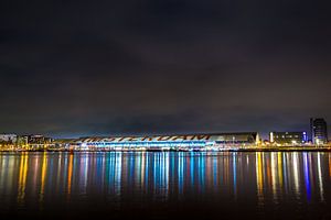 Amsterdam Centraal Station in Avondglans