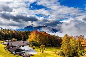 Watzmann in de herfst van Dirk Rüter