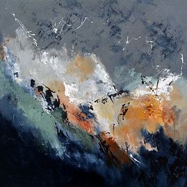 Wit konijn van pol ledent