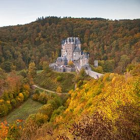 Castle in autumn, Burg Eltz! by Peter Haastrecht, van