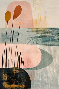 Kleurrijk Landschap van Modern Collection