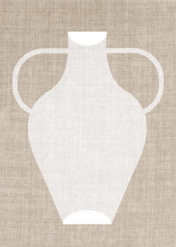 TW Living - Linen collection - vase white three