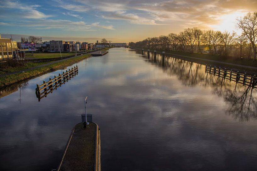 Zonsondergang langs het Kanaal door Walcheren par Marcel Klootwijk