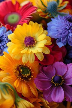 Bloeiende bloemen van Michal Dunaj
