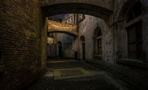 Verlaten fort, onderdeel  van de nederlandse waterlinie