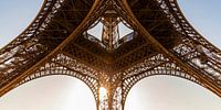 Eiffelturm in Paris bei Sonnenuntergang von Werner Dieterich Miniaturansicht
