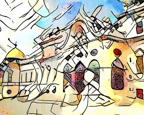 Kandinsky ontmoet paleis Belvedere, Wenen (3)