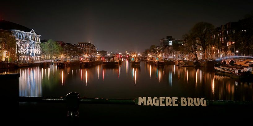 Amsterdam - Vue depuis le Magere Brug par Sabine Wagner