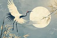 Flying Crane by Caroline Guerain thumbnail