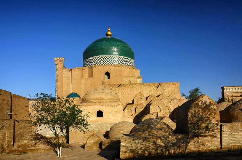 Islam Khodja Mosque Khiva Uzbekistan by Yvonne Smits
