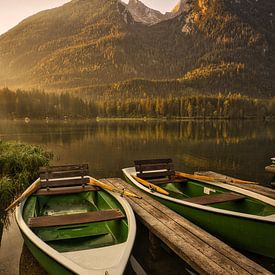 Bootssteg am Hintersee von René Mangrapp