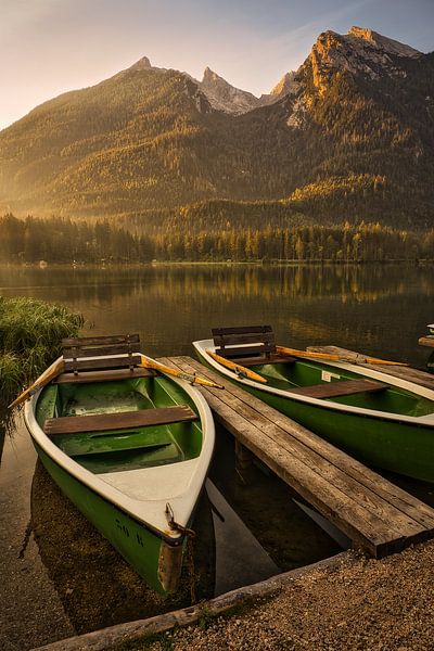 Bootssteg am Hintersee von René Mangrapp