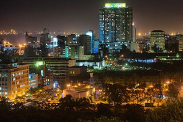 Maputo Central business district van Evert Jan Luchies