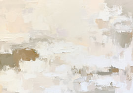 An abstract structural pattern in shades of beige and soft olive green by Niklas Maximilian