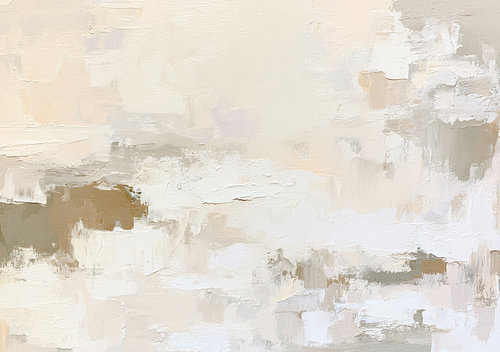 An abstract structural pattern in shades of beige and soft olive green