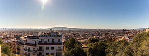 Panorama de Barcelone à la mer