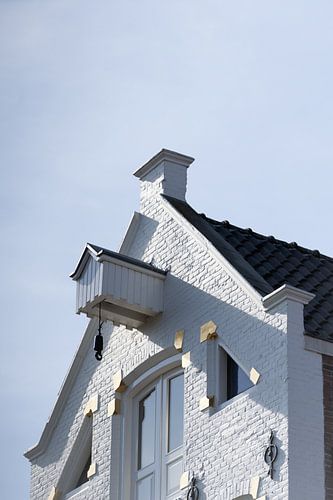 Wit pakhuis in Groningen