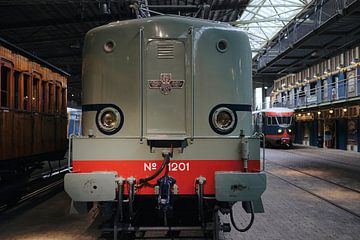 Imposante neus locomotief NS 1201 van PixelPower