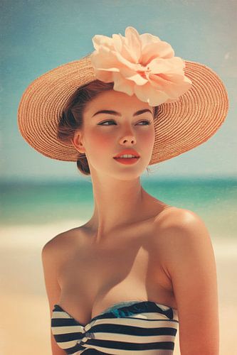 Zomerse elegantie op het strand
